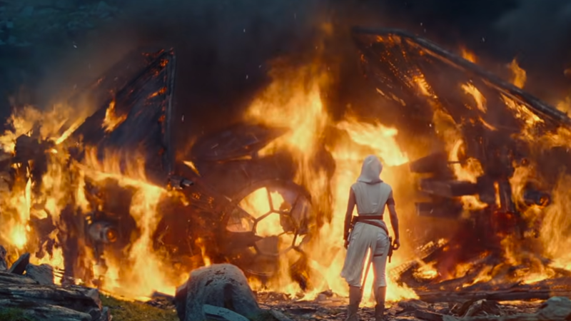 Rey almost repeats the mistakes of the past.